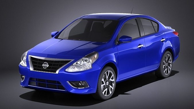 Nissan Versa Sedan 2017 VRAY 3D model