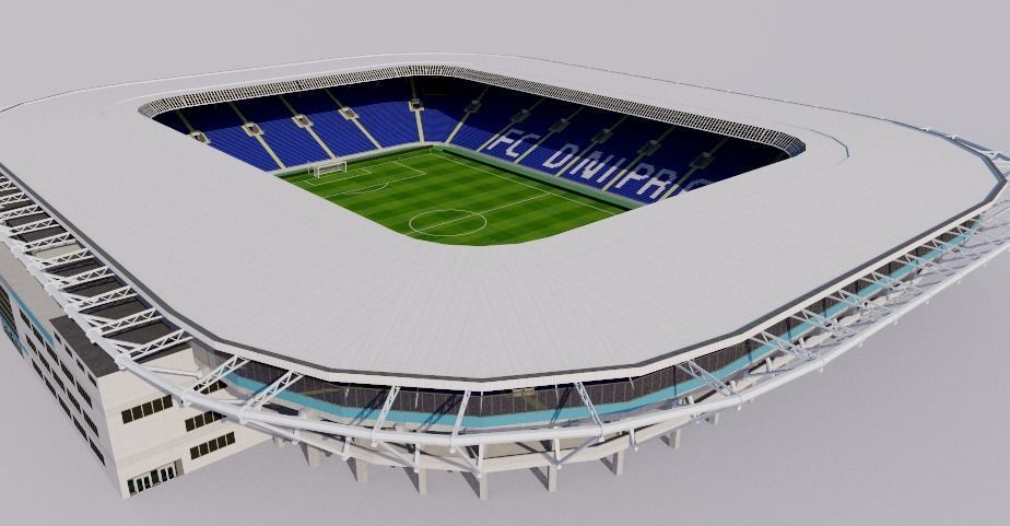 Dnipro-Arena Ukraine 3D model_1