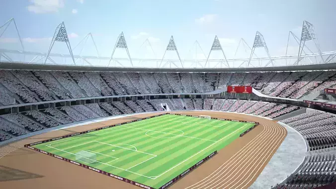 Olympic Stadium London 3D model