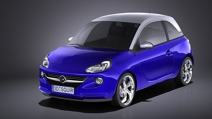 Opel Adam 2016 VRAY 3D model