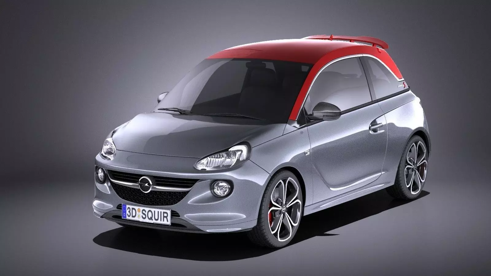 Opel Adam S 2017 VRAY 3D model_0