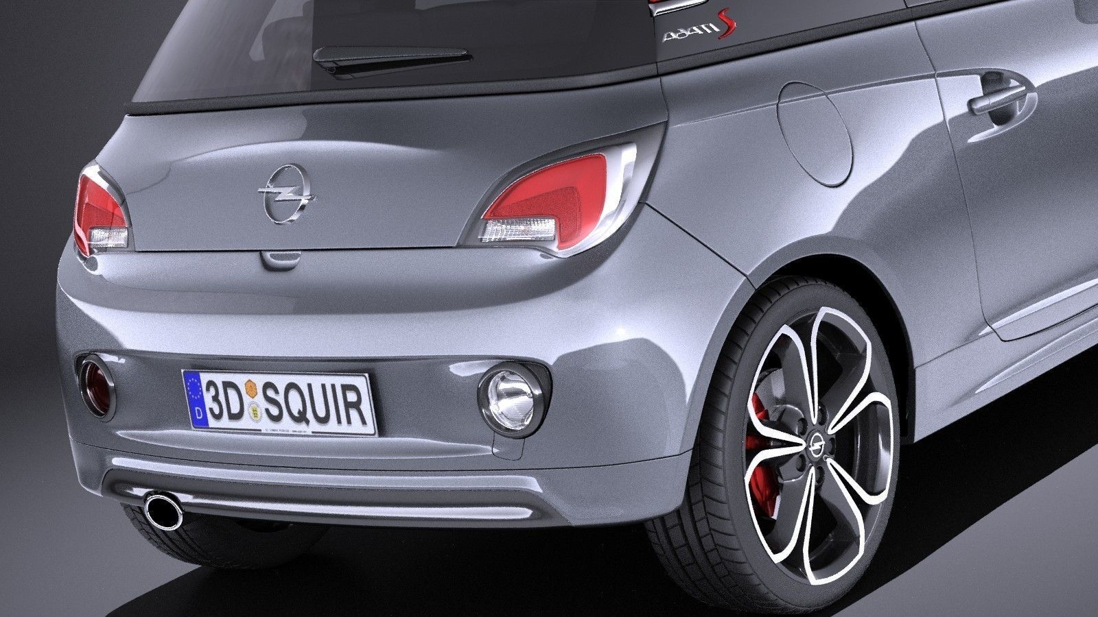 Opel Adam S 2017 VRAY 3D model_3