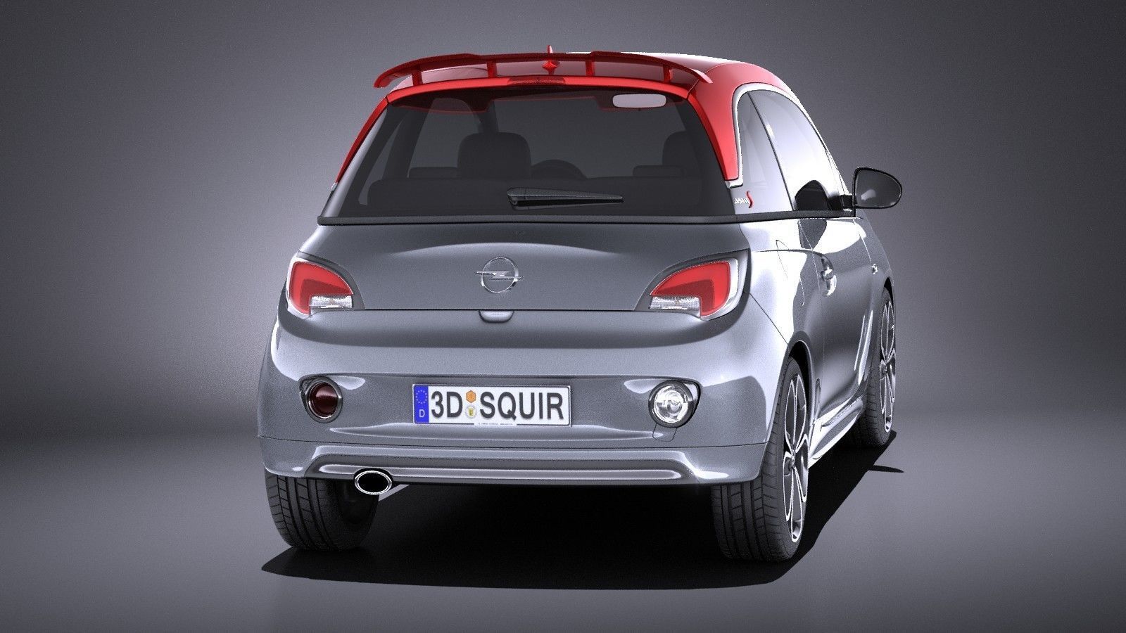 Opel Adam S 2017 VRAY 3D model_4