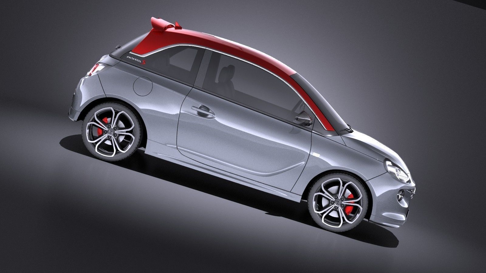 Opel Adam S 2017 VRAY 3D model_6