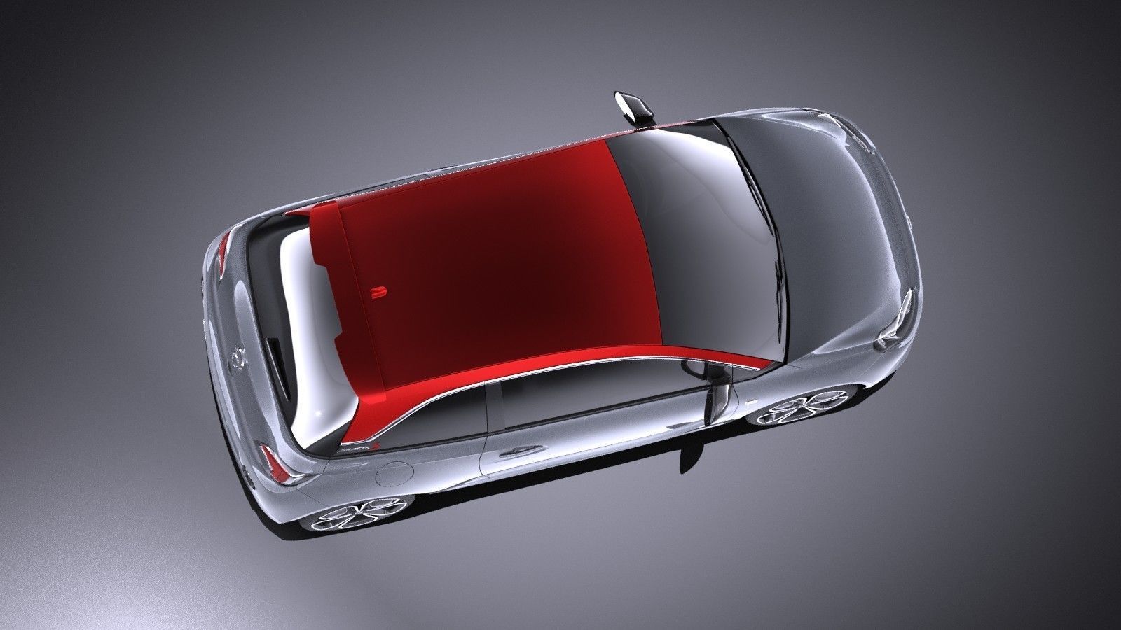 Opel Adam S 2017 VRAY 3D model_7