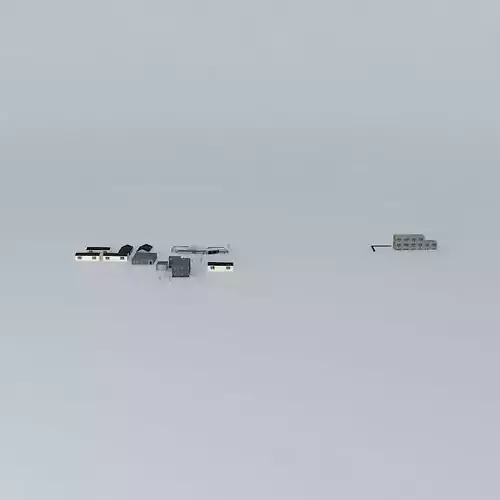 small rundown village