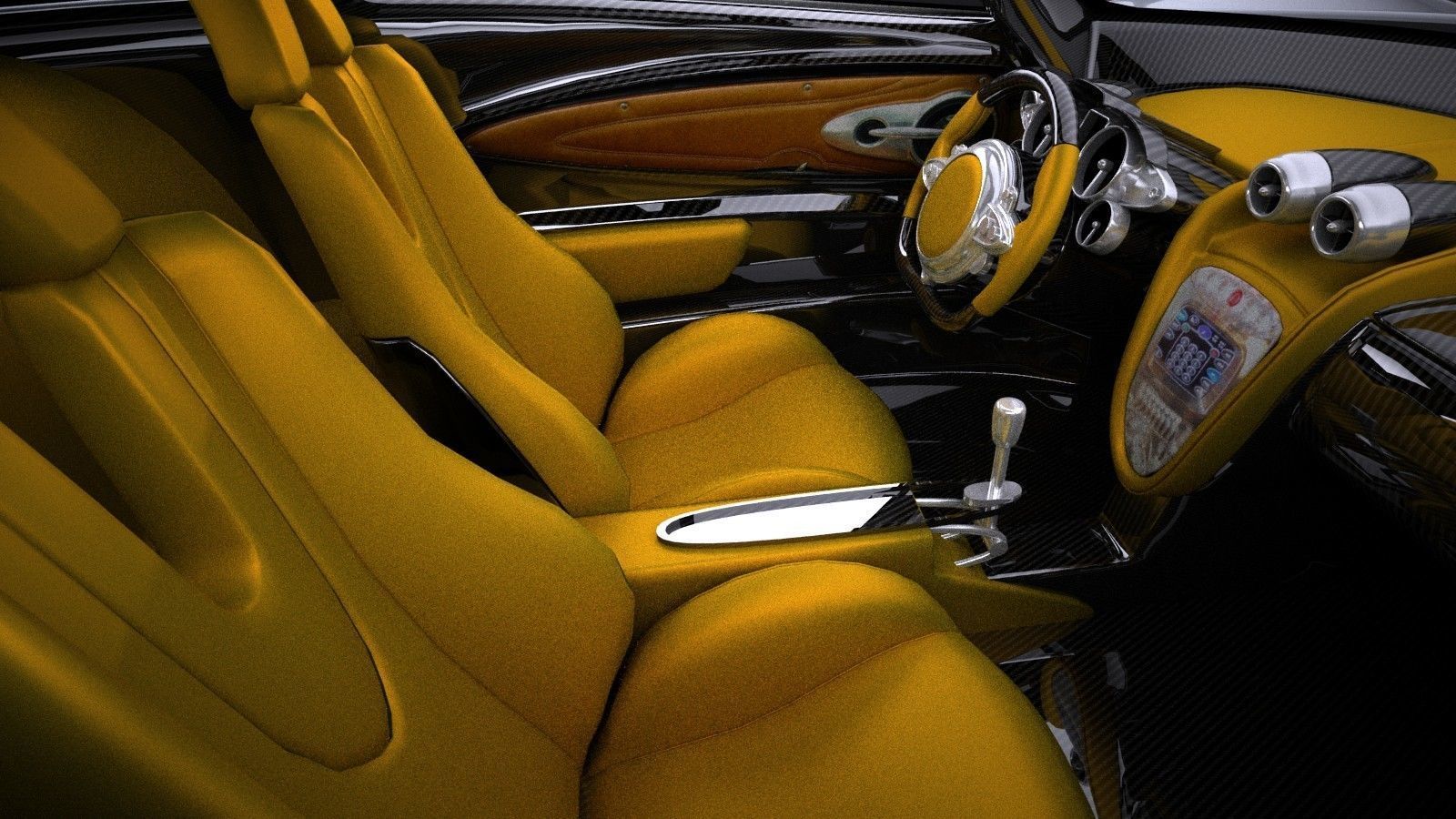 Pagani Huayra 2016 VRAY 3D model_10