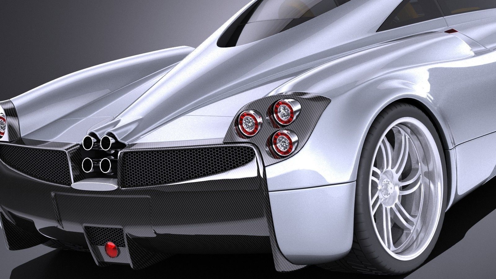 Pagani Huayra 2016 VRAY 3D model_3