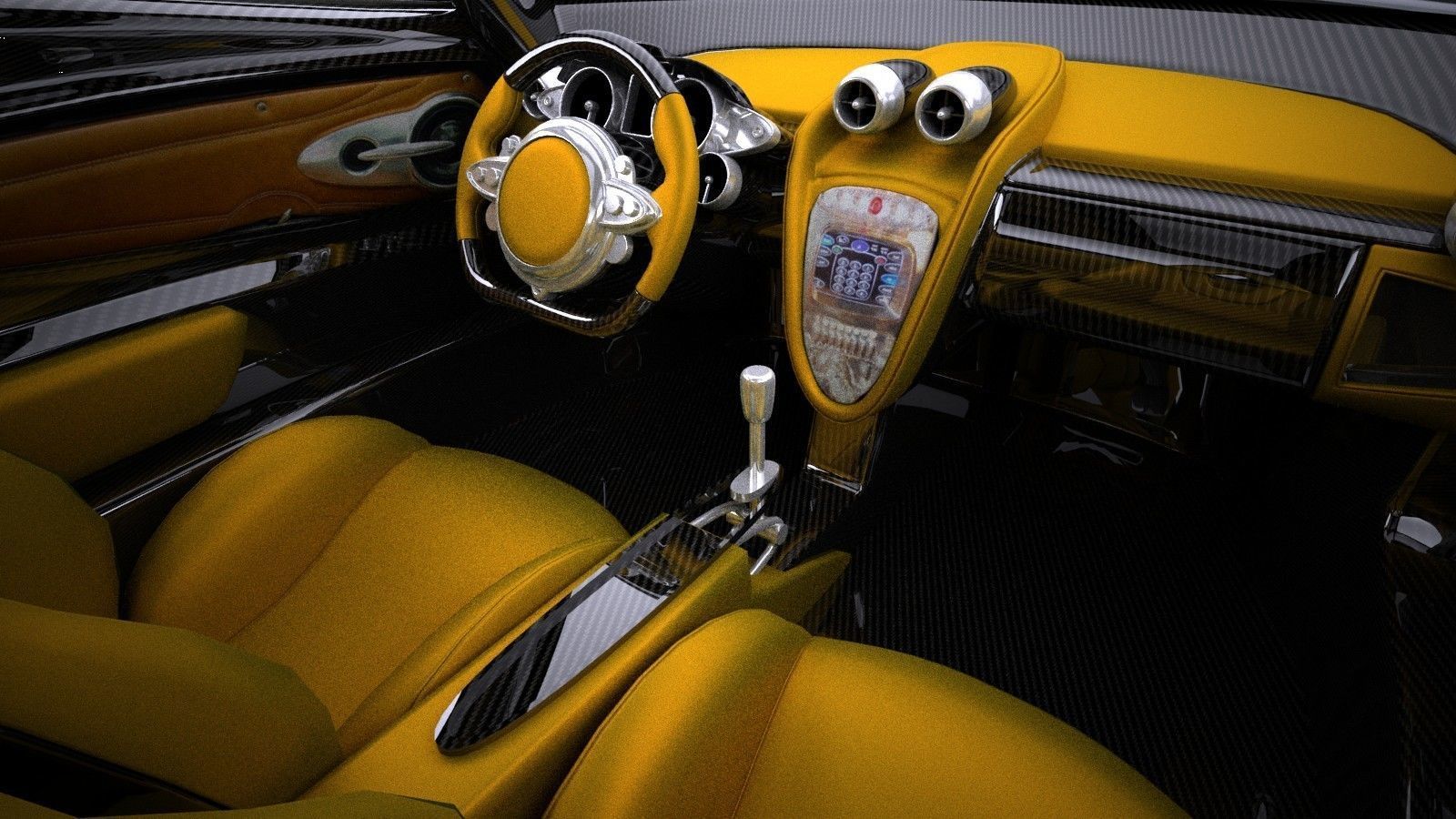 Pagani Huayra 2016 VRAY 3D model_9