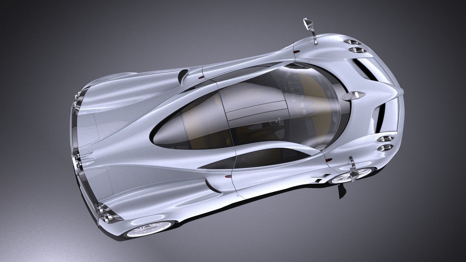 Pagani Huayra 2016 VRAY 3D model_7