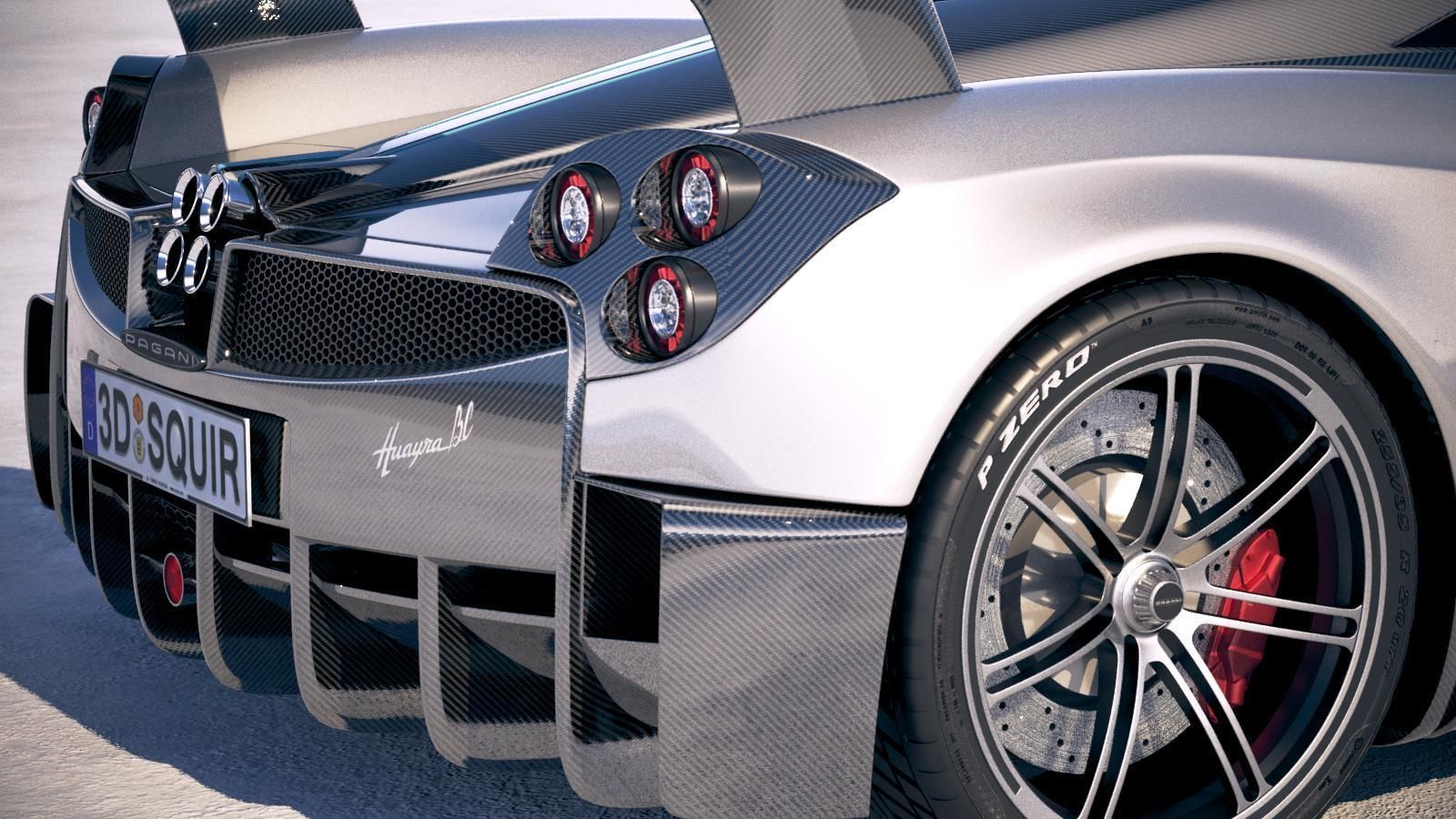 Pagani Huayra BC 2017 3D model_3