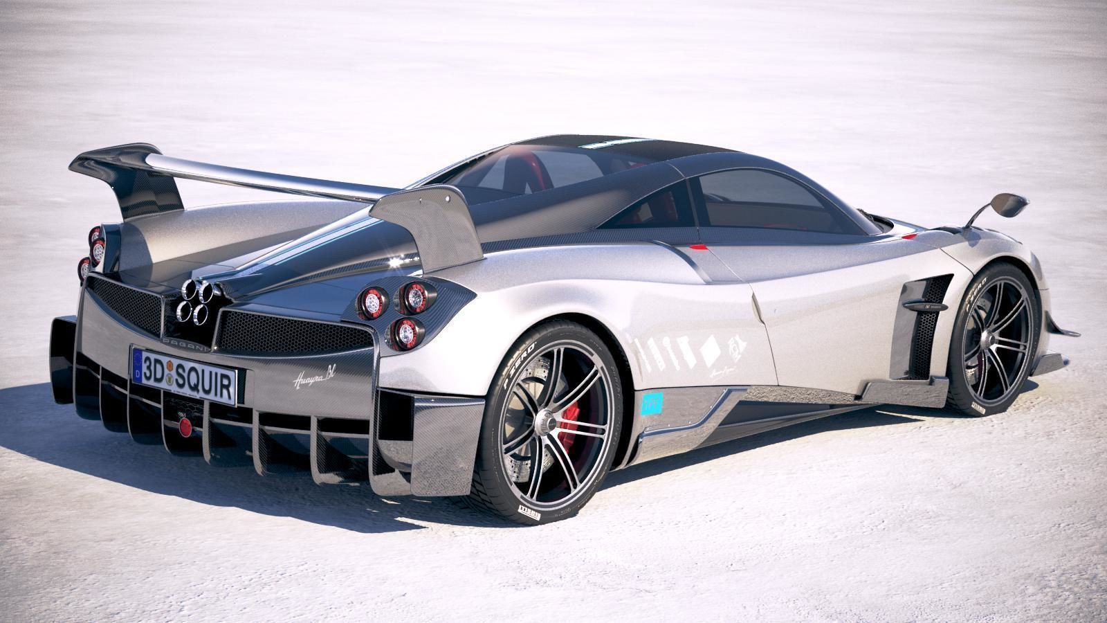 Pagani Huayra BC 2017 3D model_4