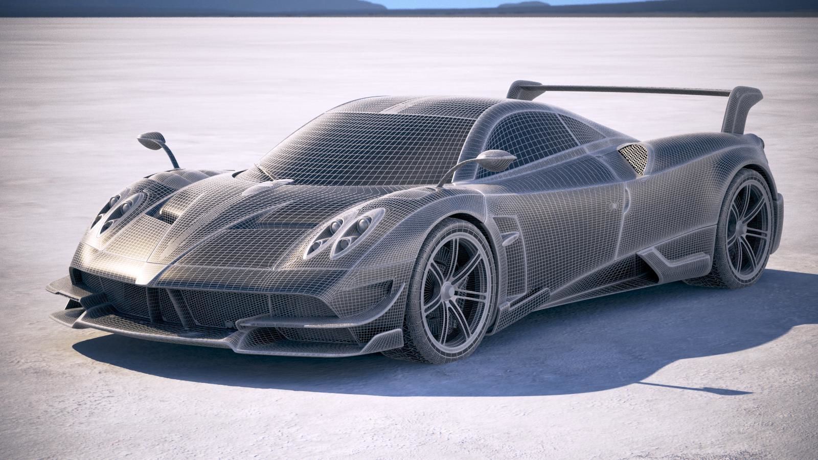 Pagani Huayra BC 2017 3D model_17