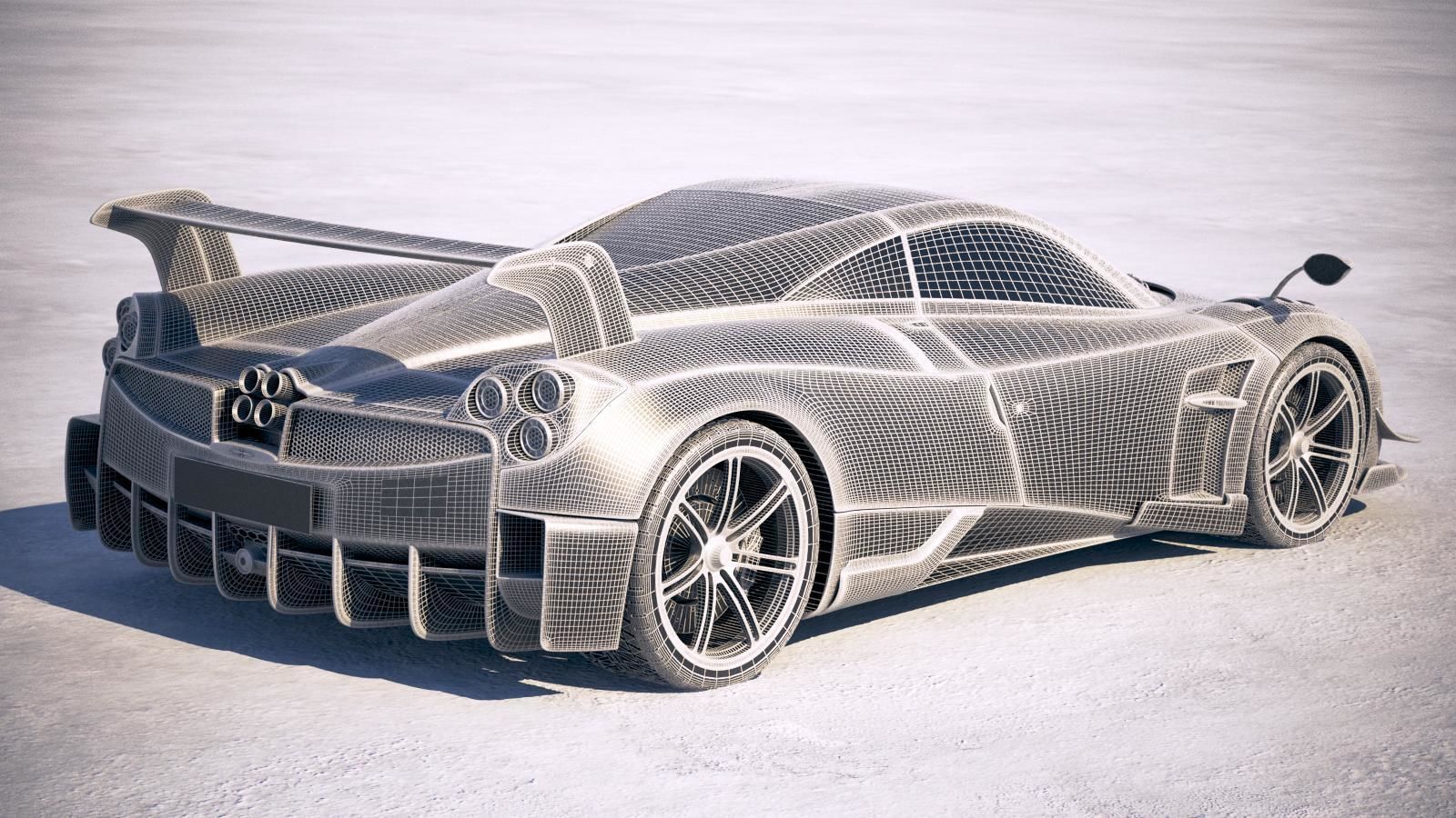 Pagani Huayra BC 2017 3D model_18
