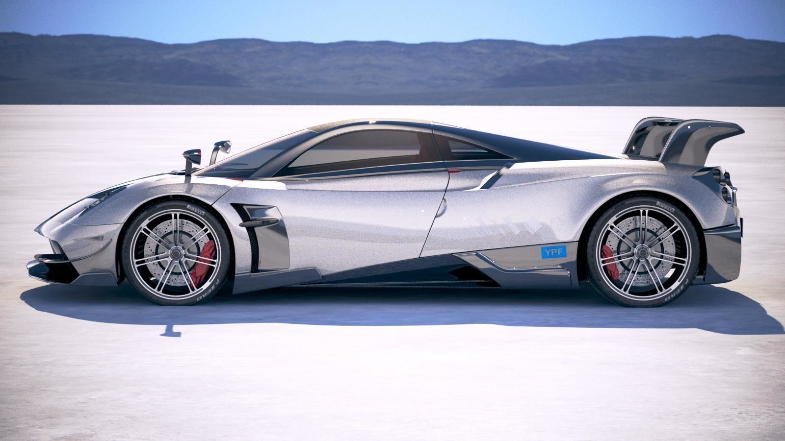 Pagani Huayra BC 2017 3D model_6