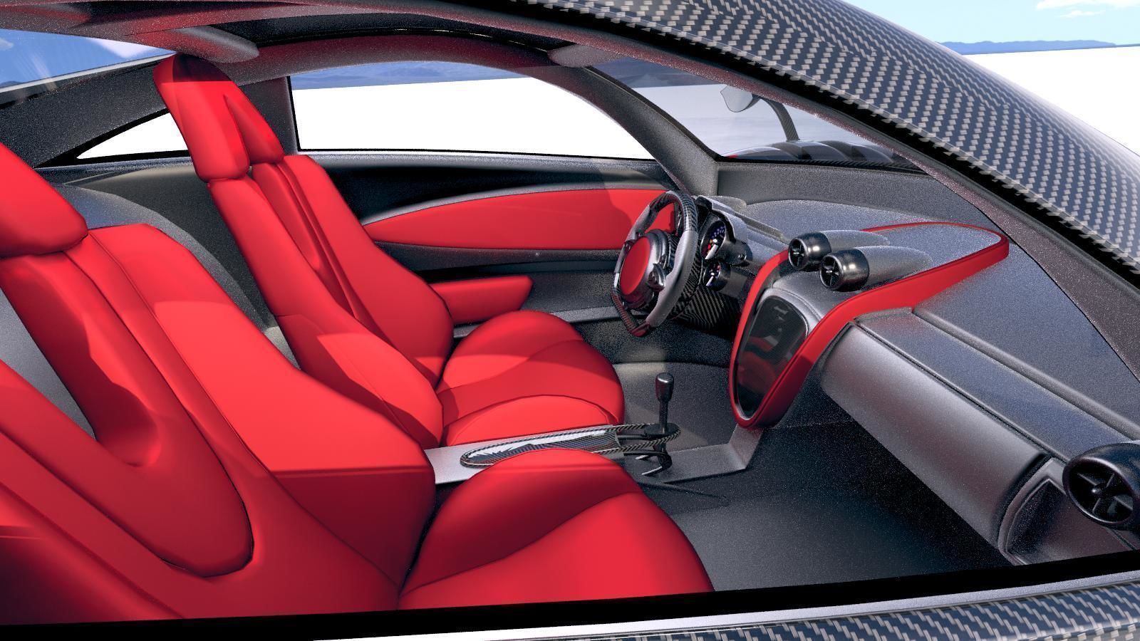 Pagani Huayra BC 2017 3D model_16