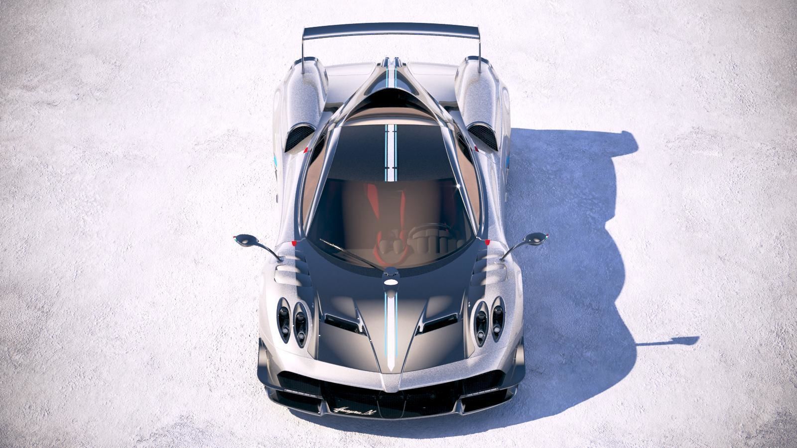 Pagani Huayra BC 2017 3D model_8