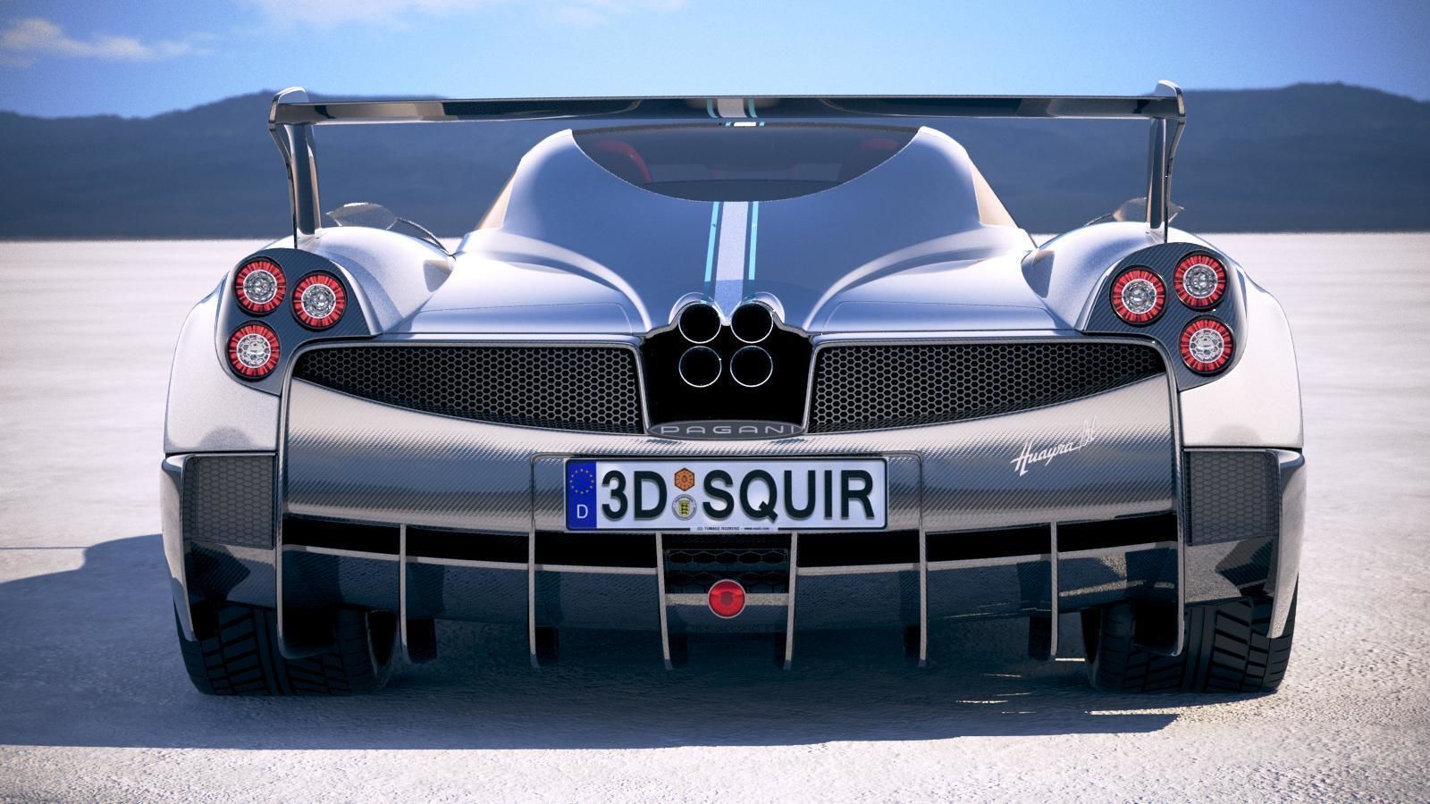 Pagani Huayra BC 2017 3D model_10