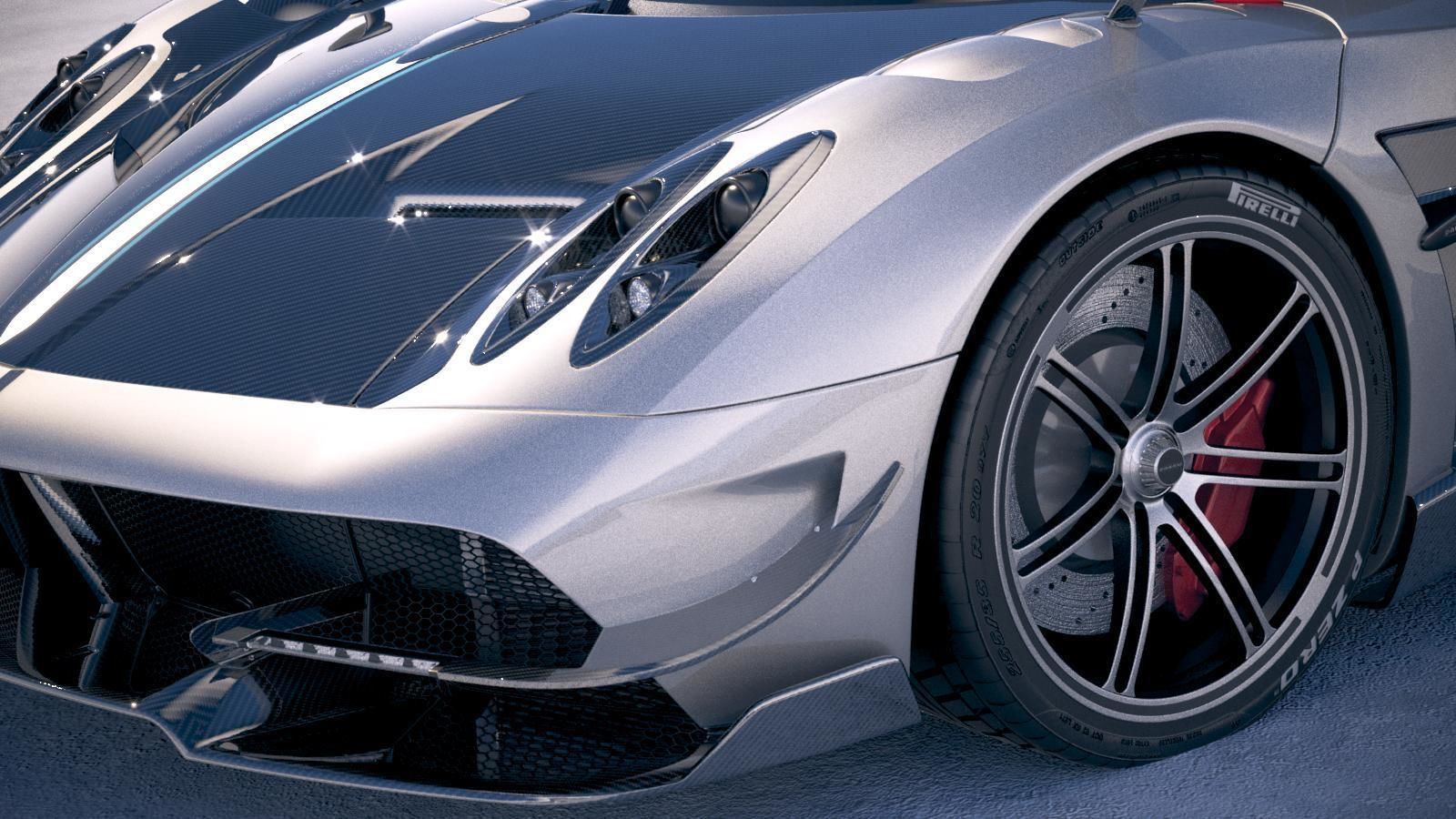 Pagani Huayra BC 2017 3D model_2