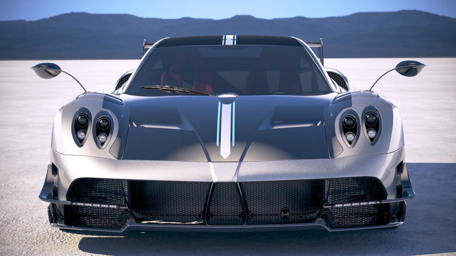Pagani Huayra BC 2017 3D model_9