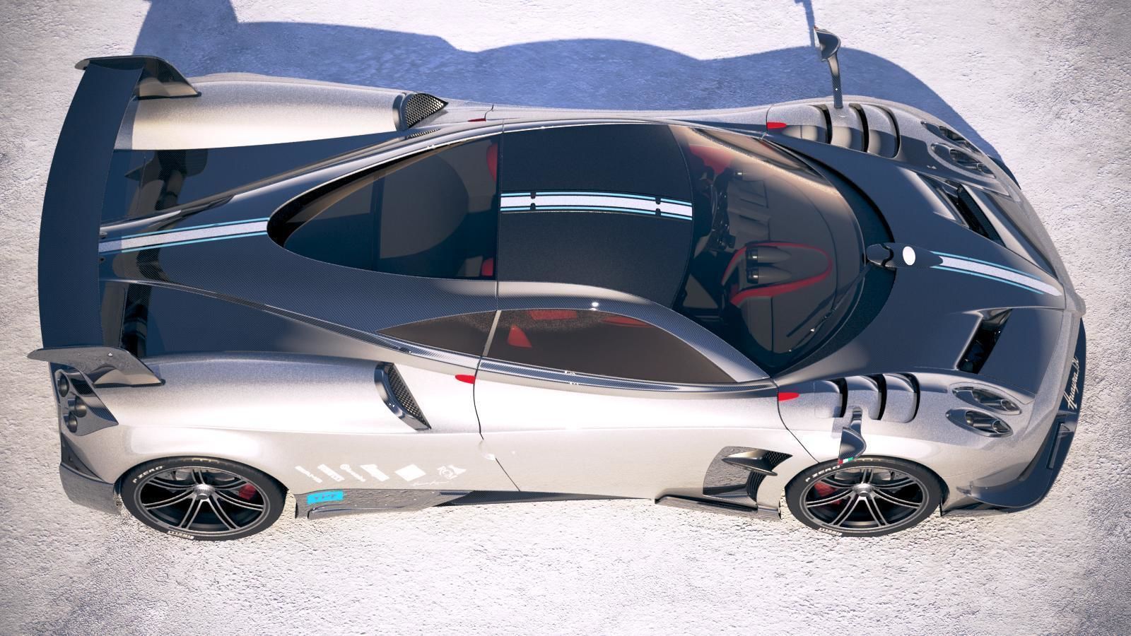 Pagani Huayra BC 2017 3D model_7