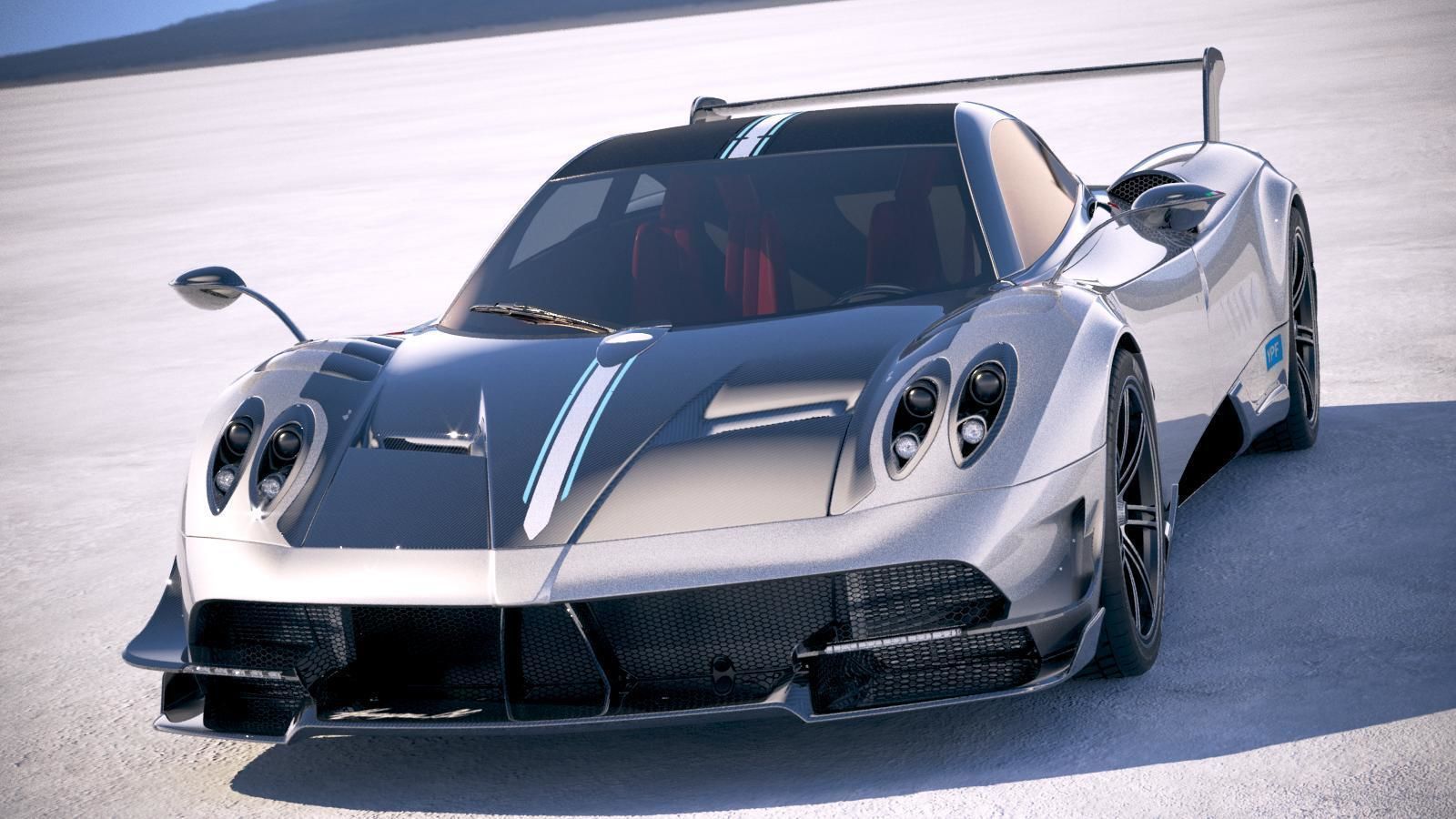 Pagani Huayra BC 2017 3D model_1
