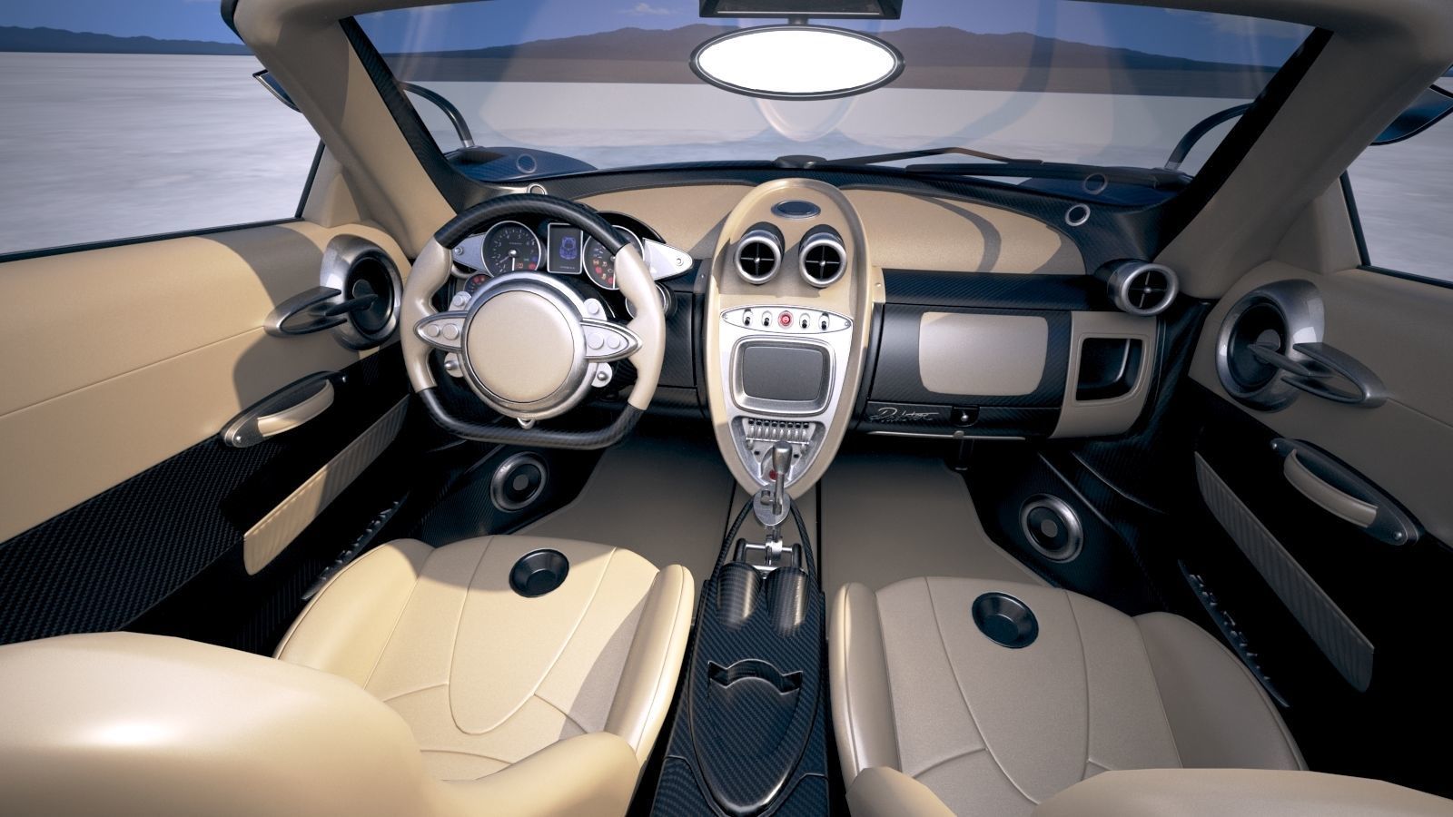 Pagani Huayra Roadster 2017 3D model_21