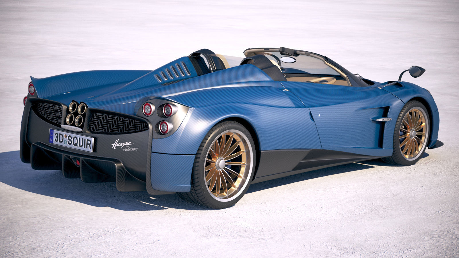 Pagani Huayra Roadster 2017 3D model_5