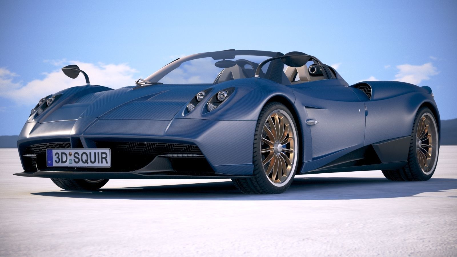 Pagani Huayra Roadster 2017 3D model_16
