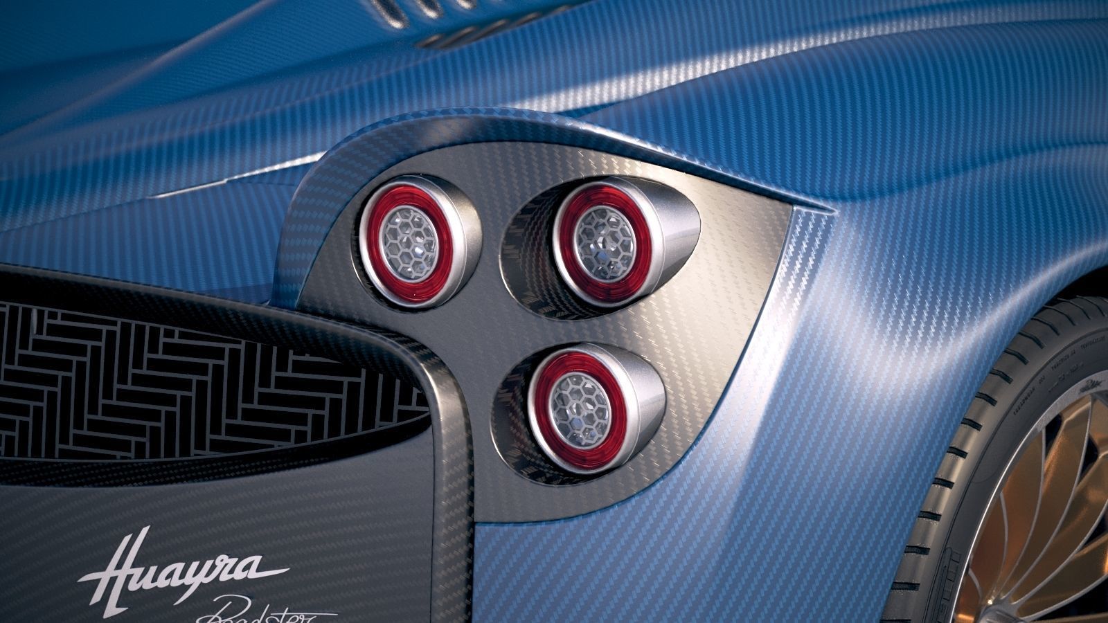 Pagani Huayra Roadster 2017 3D model_20