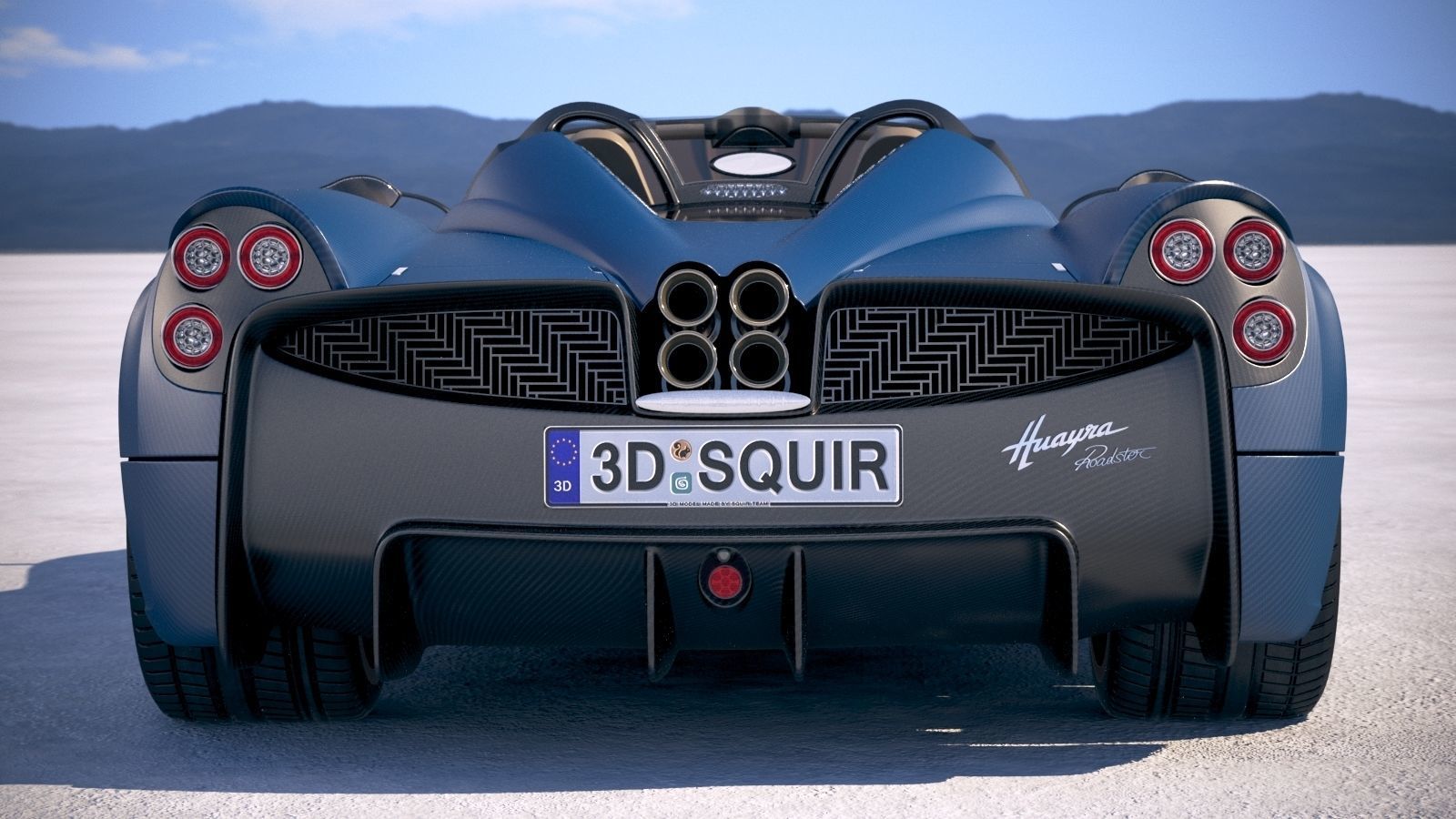 Pagani Huayra Roadster 2017 3D model_14