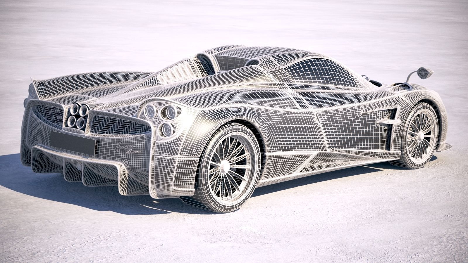 Pagani Huayra Roadster 2017 3D model_25