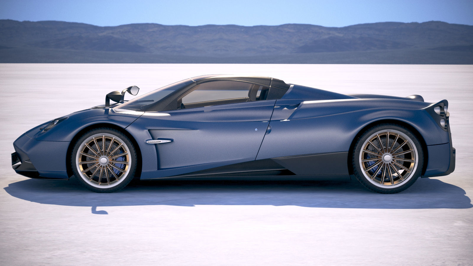 Pagani Huayra Roadster 2017 3D model_9