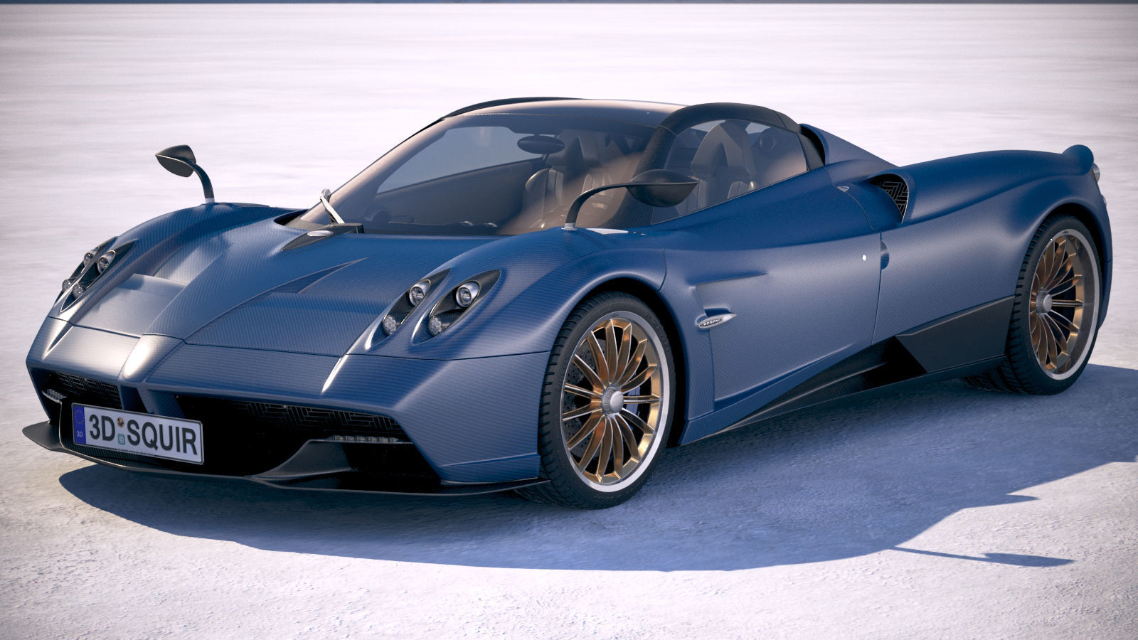 Pagani Huayra Roadster 2017 3D model_1