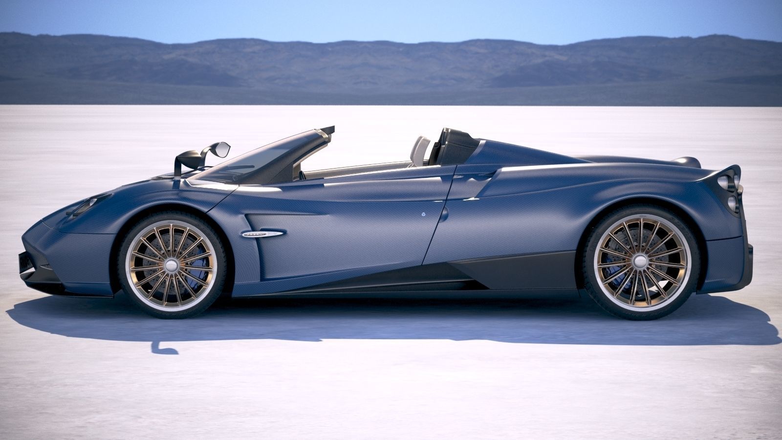 Pagani Huayra Roadster 2017 3D model_8