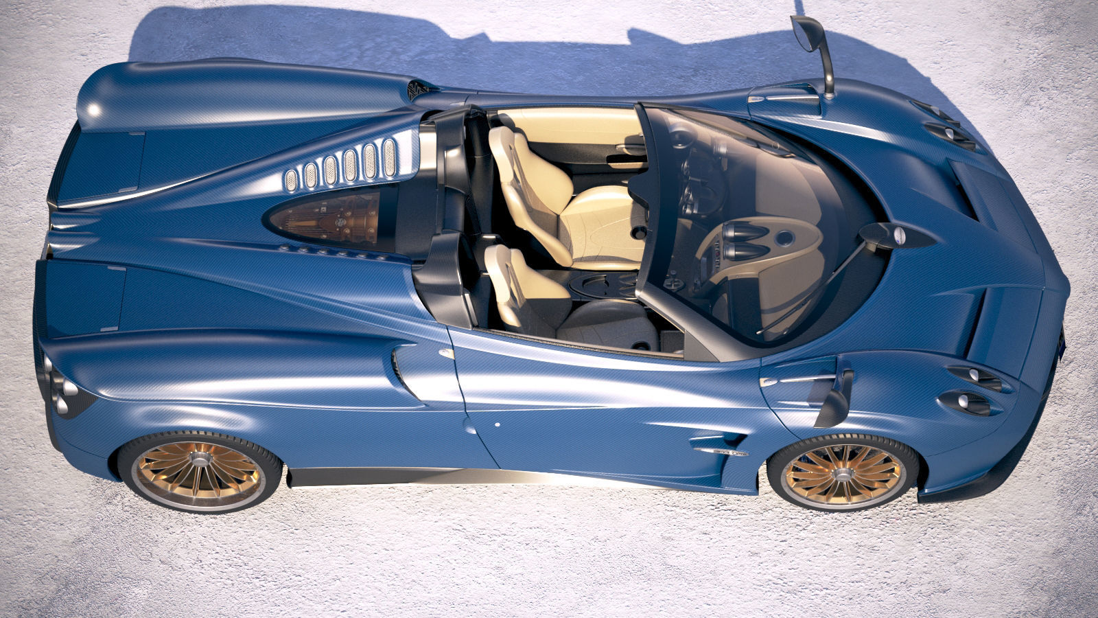 Pagani Huayra Roadster 2017 3D model_10
