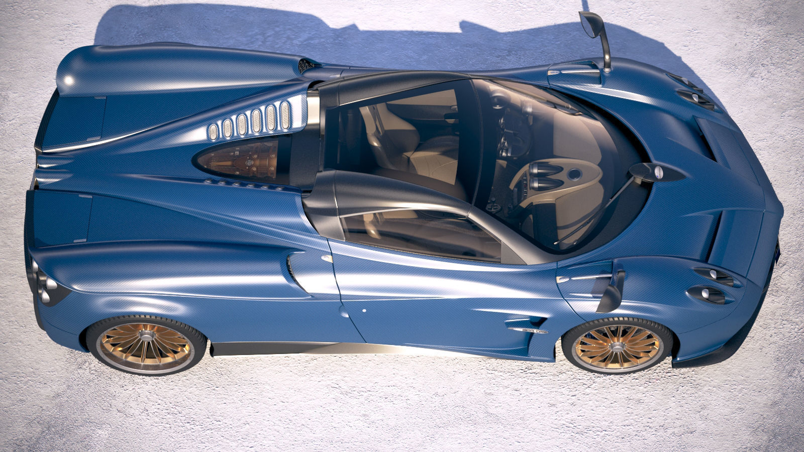 Pagani Huayra Roadster 2017 3D model_11