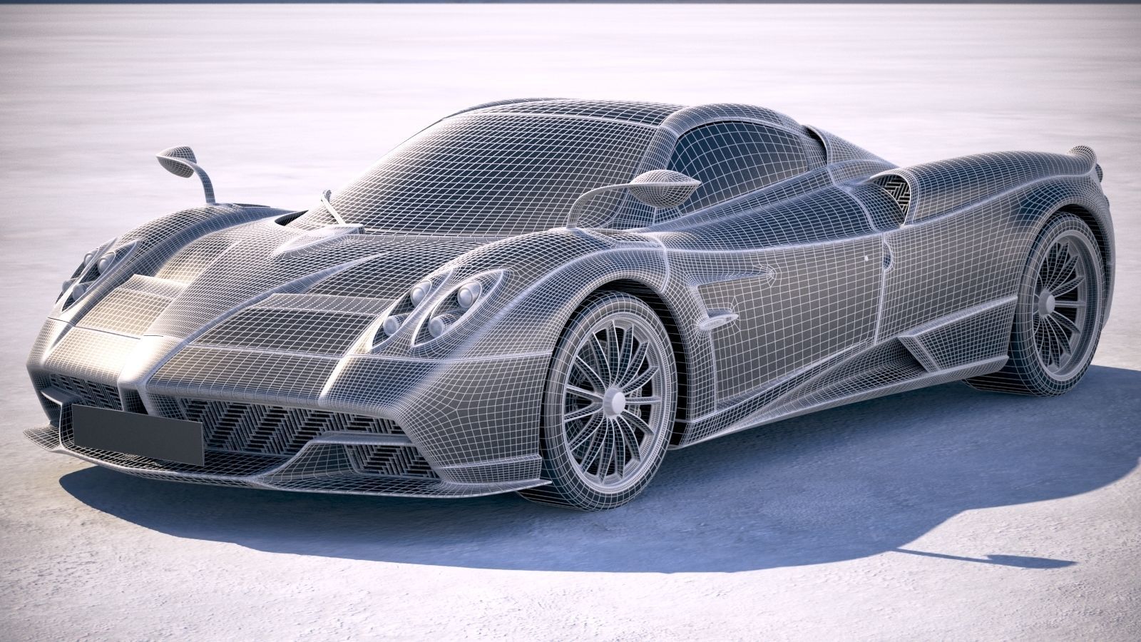 Pagani Huayra Roadster 2017 3D model_24