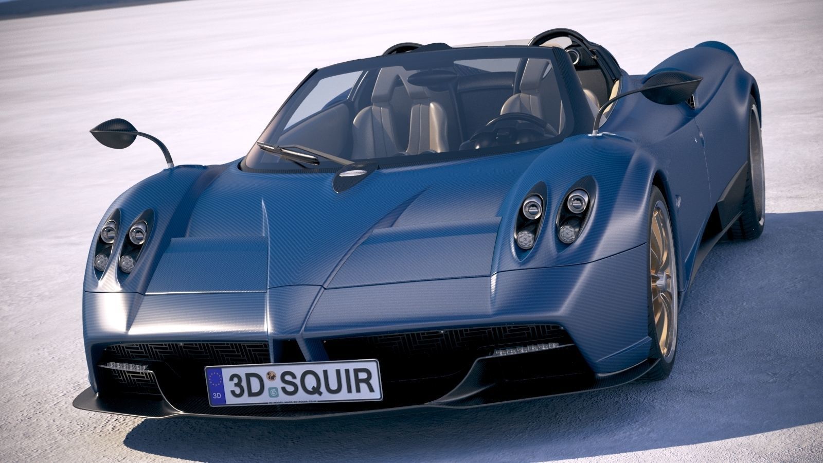 Pagani Huayra Roadster 2017 3D model_2