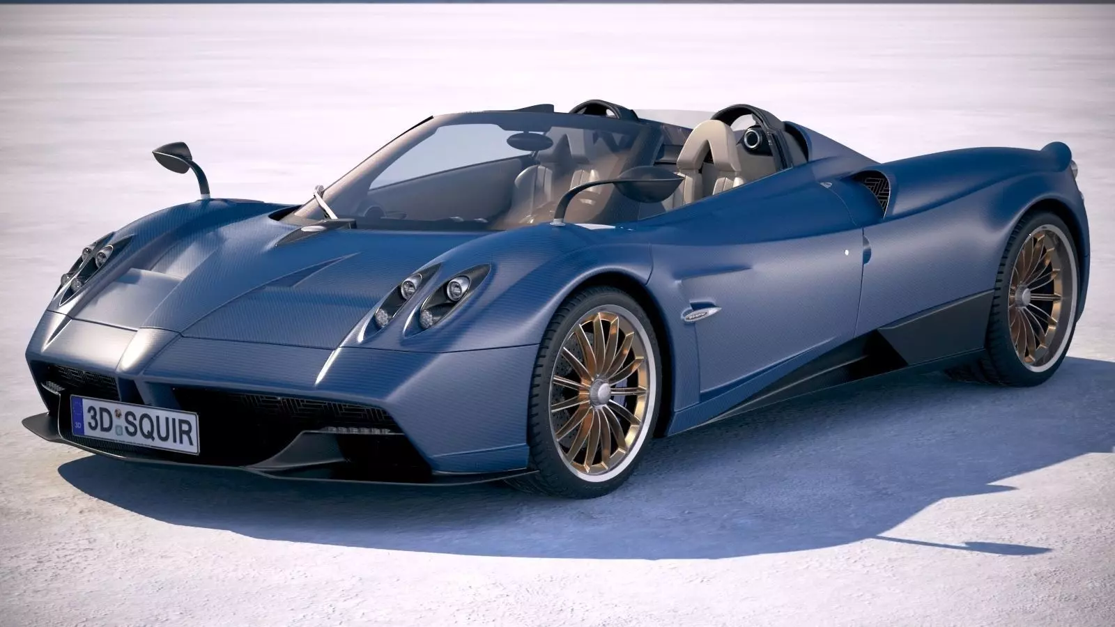 Pagani Huayra Roadster 2017 3D model_0