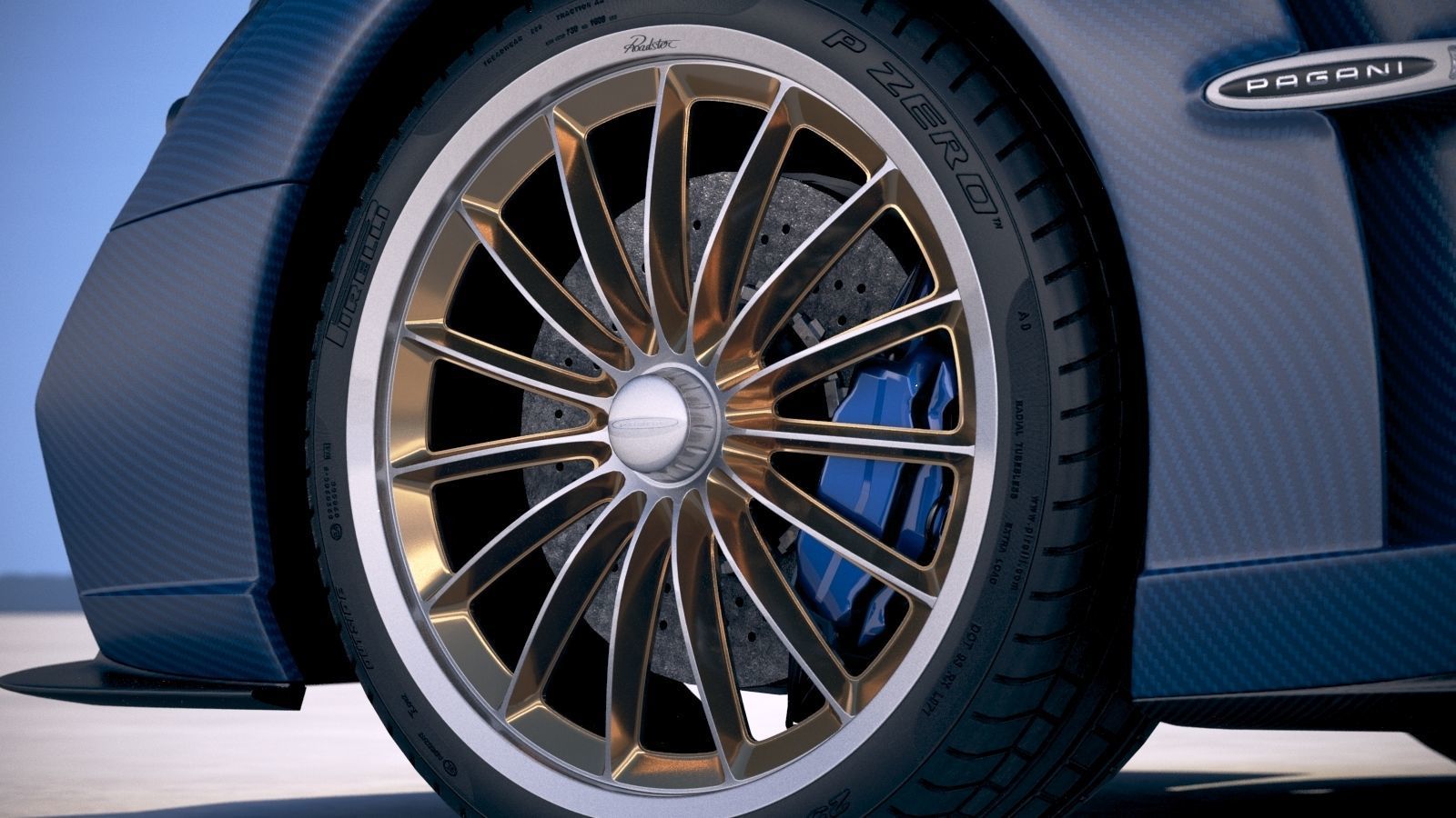 Pagani Huayra Roadster 2017 3D model_18