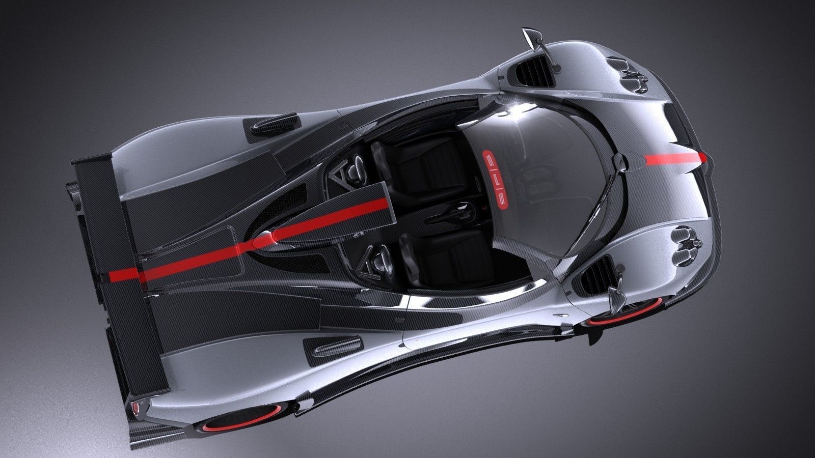 Pagani Zonda Cinque Roadster 2011 VRAY 3D model_7