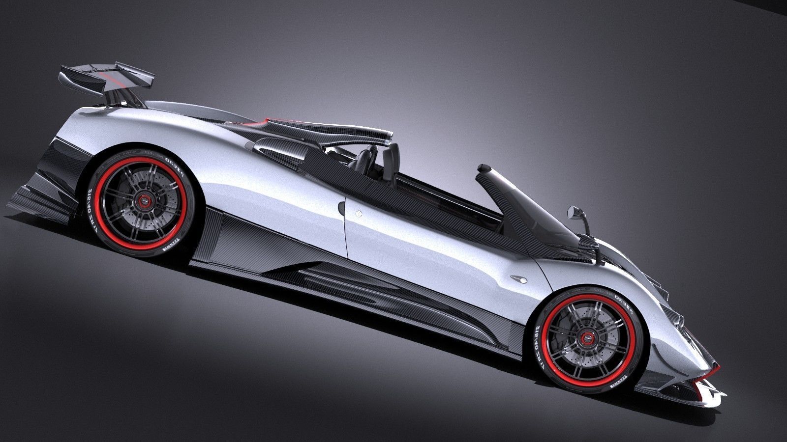 Pagani Zonda Cinque Roadster 2011 VRAY 3D model_6