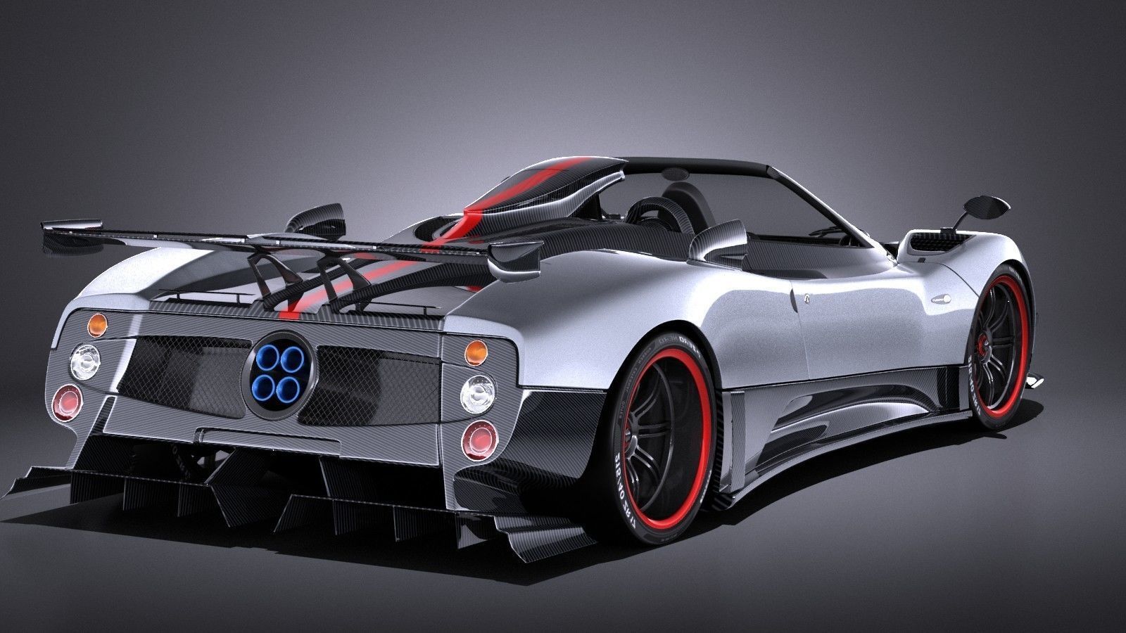 Pagani Zonda Cinque Roadster 2011 VRAY 3D model_5