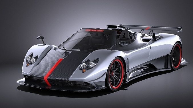 Pagani Zonda Cinque Roadster 2011 VRAY 3D model