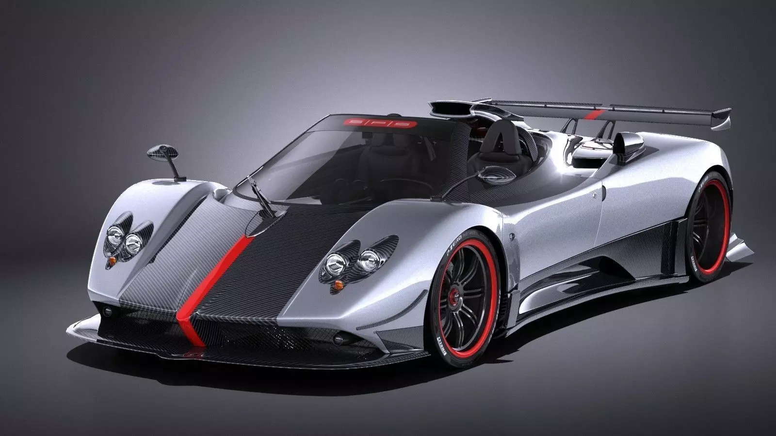 Pagani Zonda Cinque Roadster 2011 VRAY 3D model_0