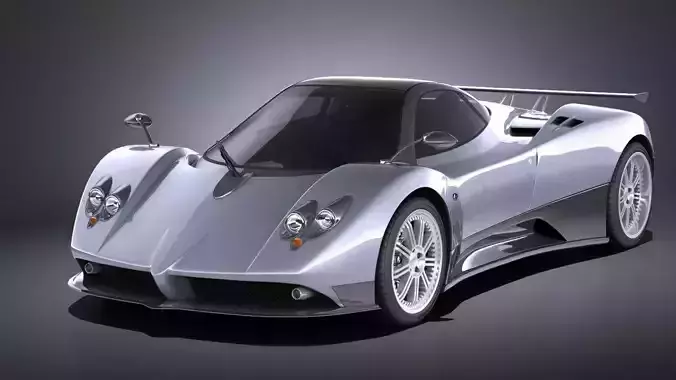 Pagani Zonda F 2010 VRAY