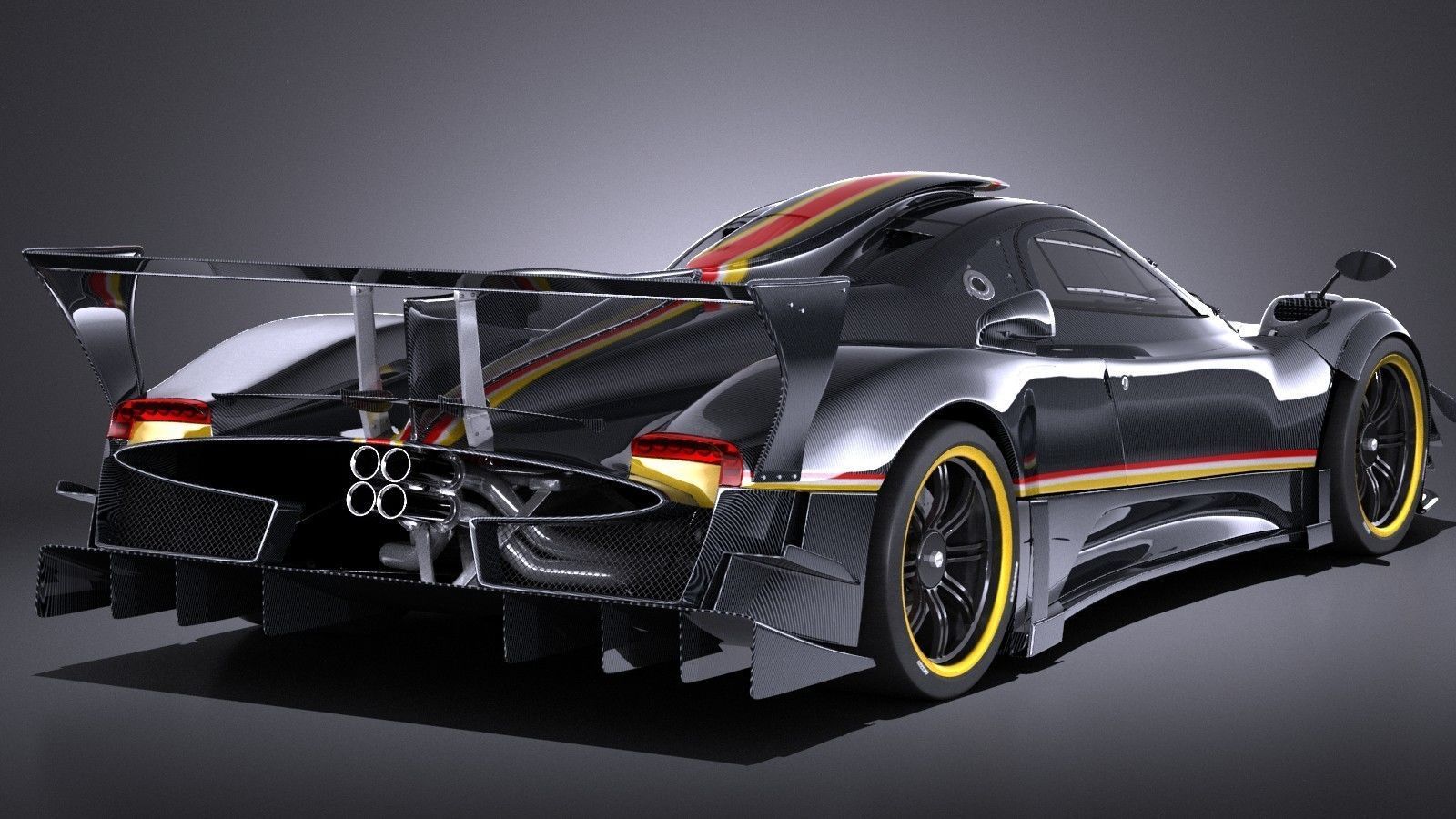 Pagani Zonda Revolucion 2013 VRAY 3D model_5