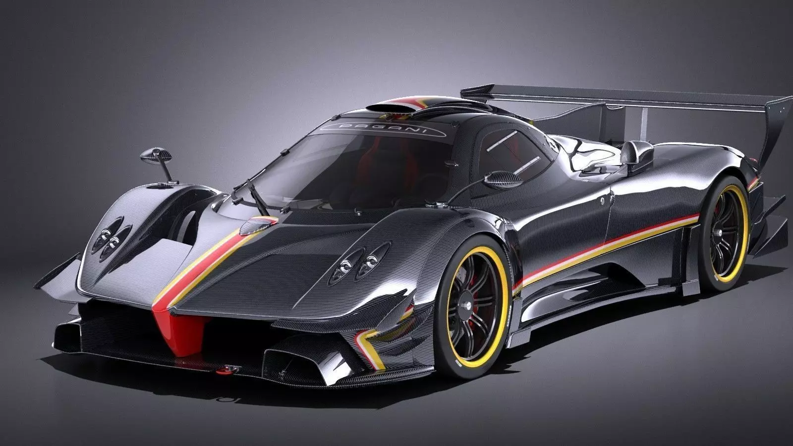 Pagani Zonda Revolucion 2013 VRAY 3D model_0