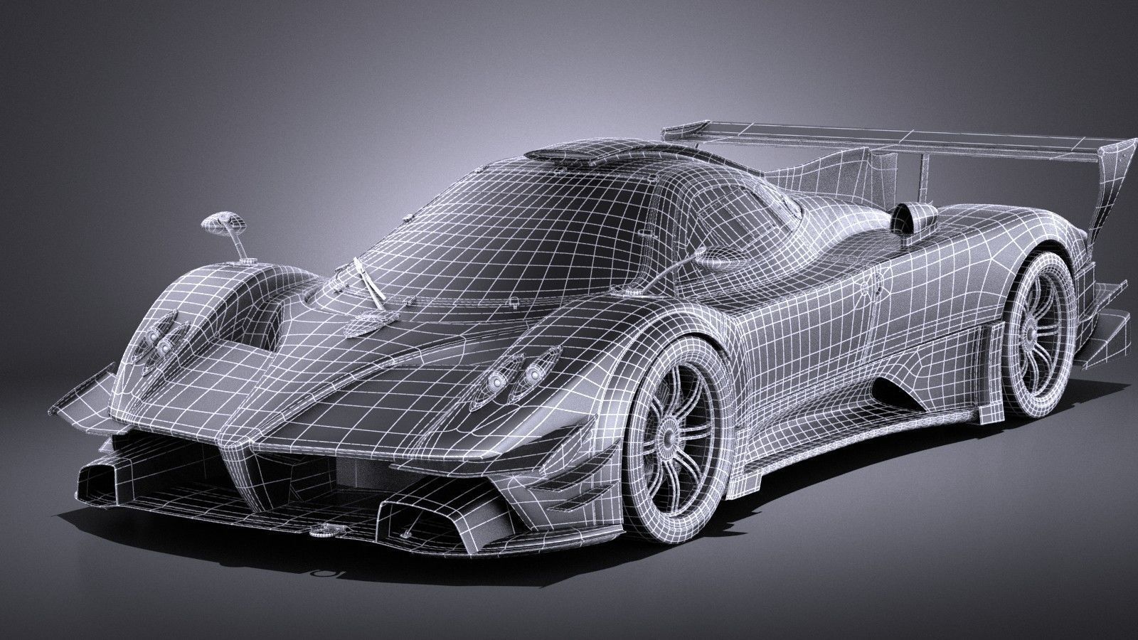 Pagani Zonda Revolucion 2013 VRAY 3D model_14